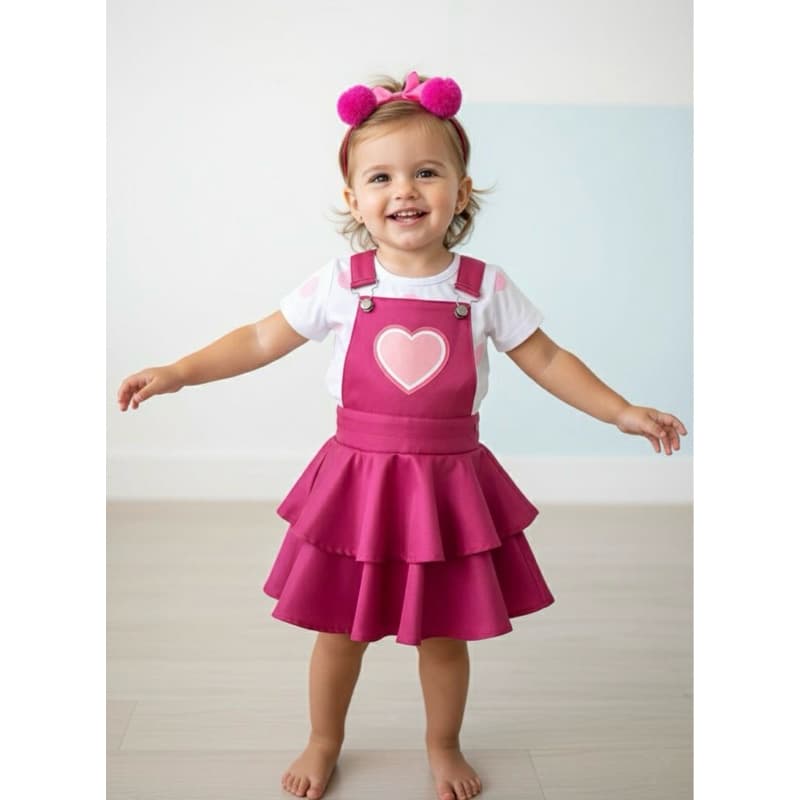 Jardineira salopete Maria Clara e JP (lançamento preço promocional )