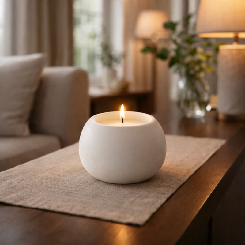 Vela Aromática Artesanal Premium + Vaso Recipiente Reaproveitável para Decoração