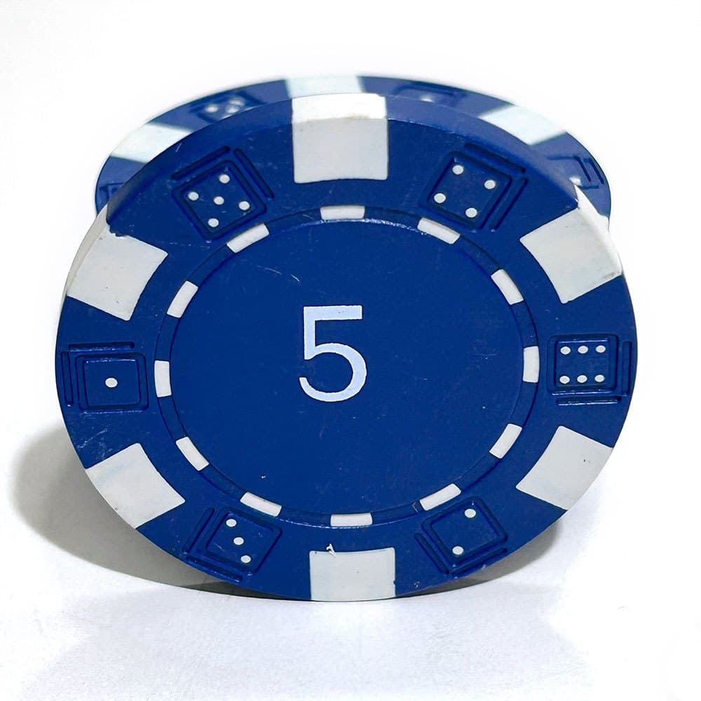 6 Fichas Poker Texas Hold'em kit unico