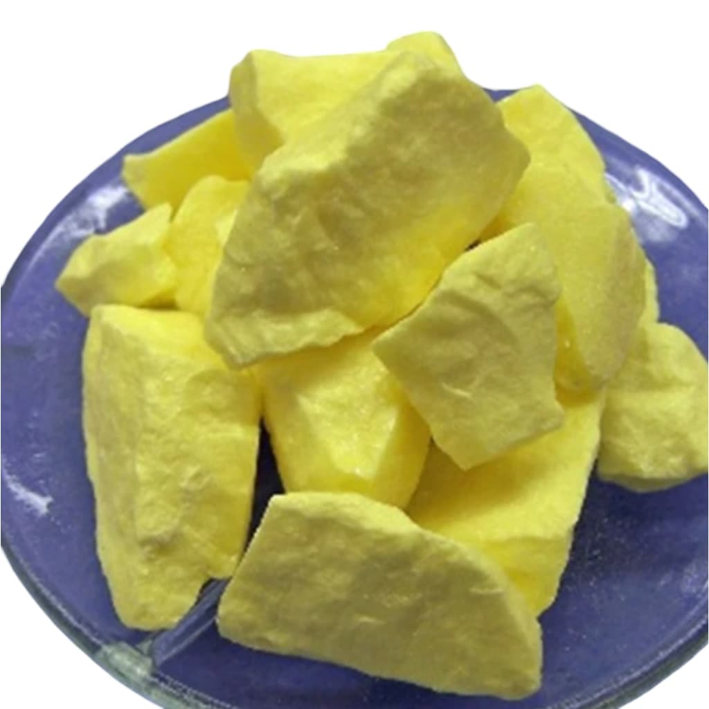 Enxofre pedra natural bruta