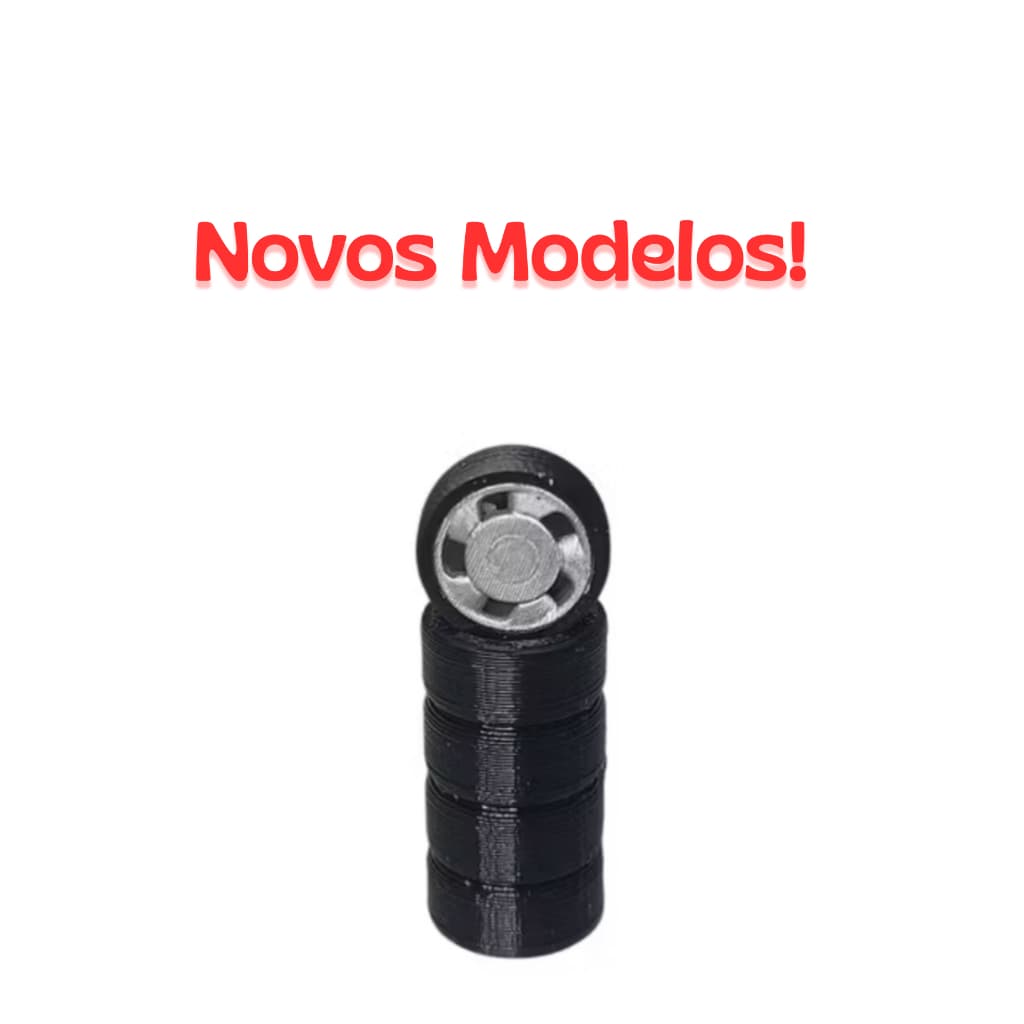Rodas Escala 1/64 – Conjunto para Customização de Hot Wheels e Miniaturas Premium