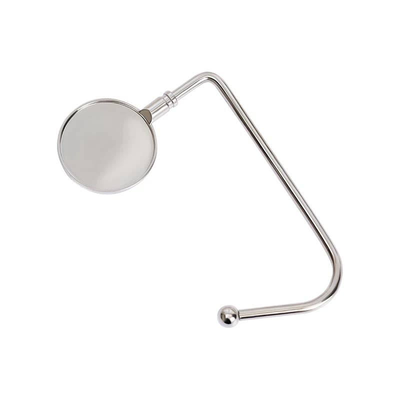 1 a 5 Gancho De Mesa Porta Bolsa Dobrável Flores Para Pendurar Clipes Antiderrapantes Grampo De Escrivaninha Bolsas