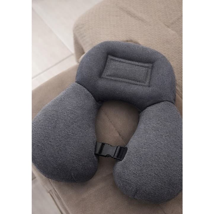 Almofada Infantil Para Cadeirinha Carro Apoio Cabeça Pescoço - Preto