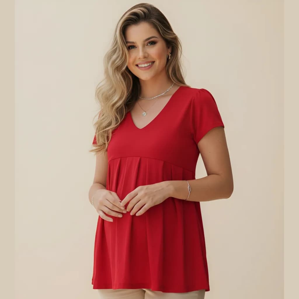 Blusa gestante maternidade gravida elegante