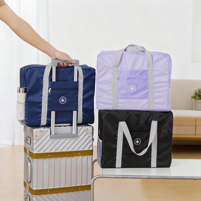 Bolsa Viagem Multiuso Dobrável - Encaixa Mala, Leve e Durável