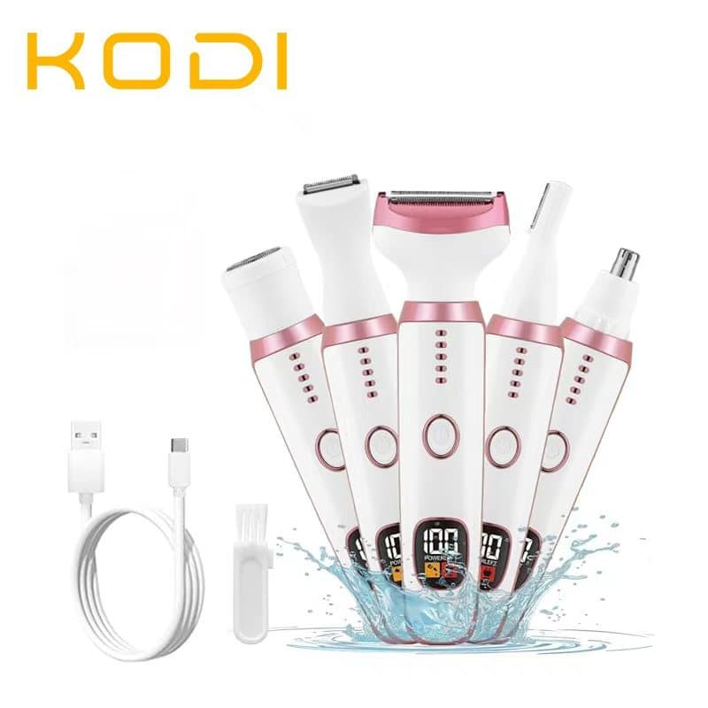 Kit Depilador tela de LED aparador Elétrico Completo 5 em 1 Para Sobrancelha Axila Pequenos Pelos-M7