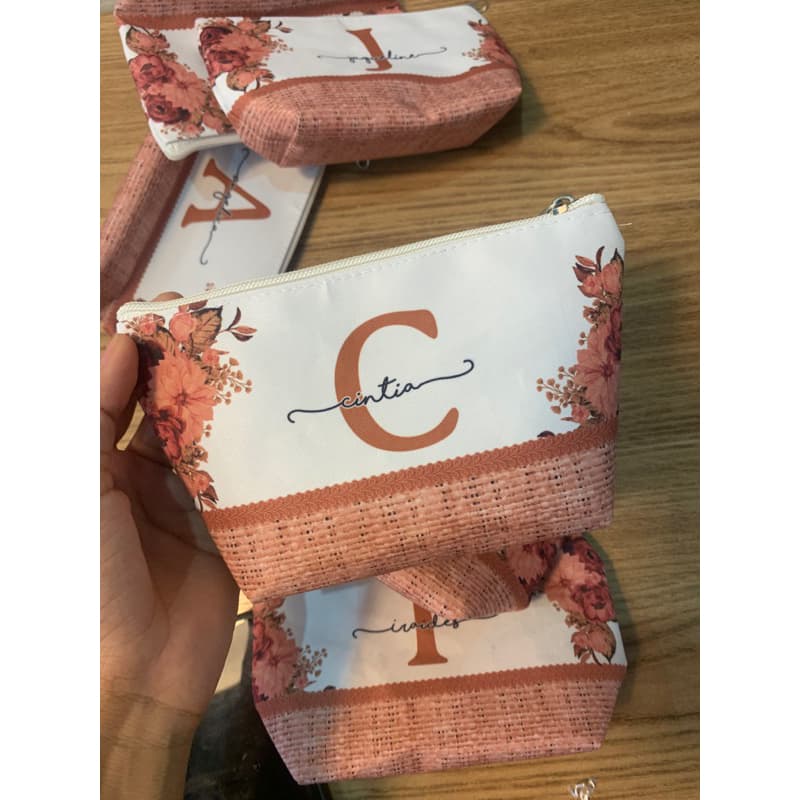 kit 30 Necessaire Personalizadas com Nomes