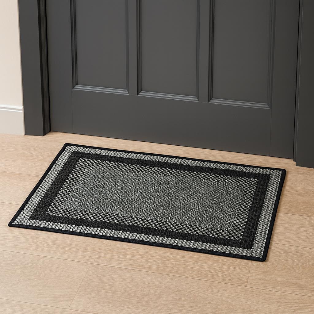 tapete sisal 50cm x 80cm com ponteiras 100% antiderrapante super pratico para limpeza