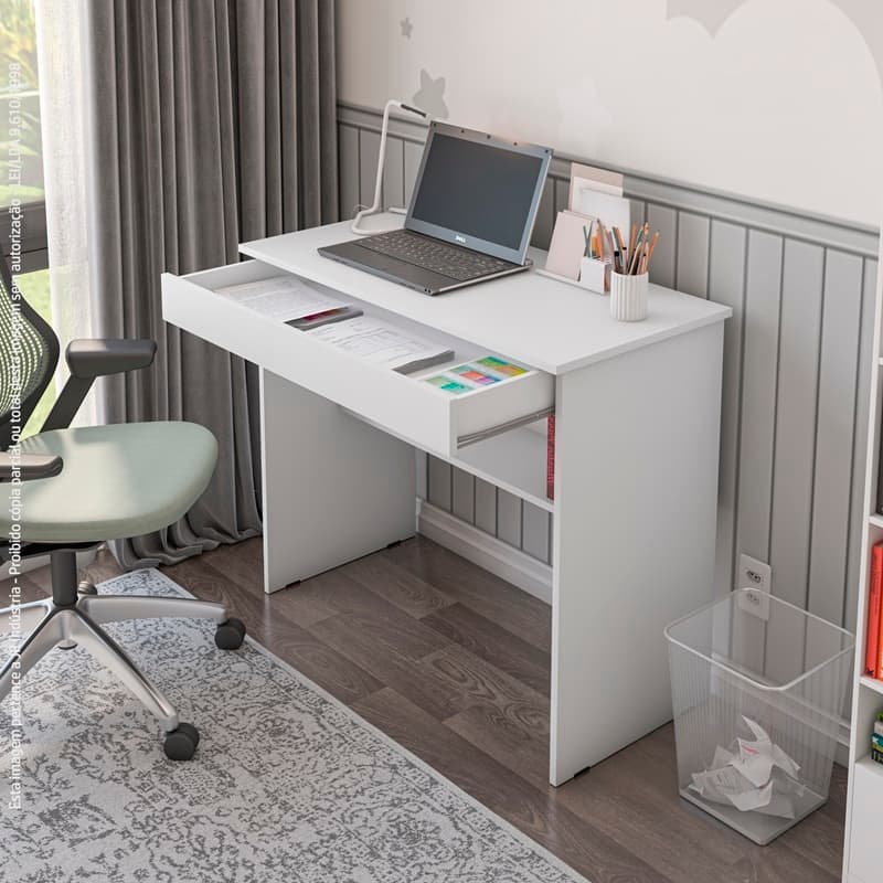 Mesinha Computador Multiuso Quarto Sala Escritório 1 Gaveta – Vitoria