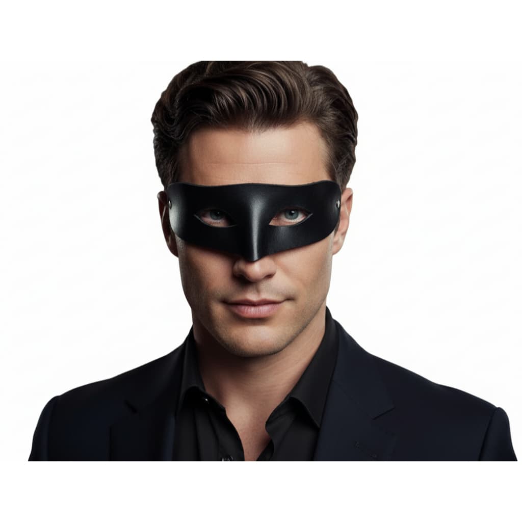 Máscara Madonna Erótika MB001 Couro Legítimo