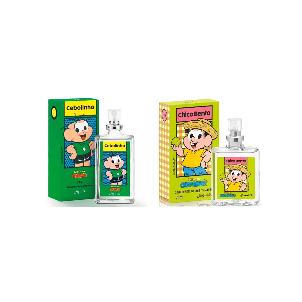 Kit Chico Bento & Cebolinha Melhores Amigos Colônia Infantil Turma da Mônica 25 ml cada