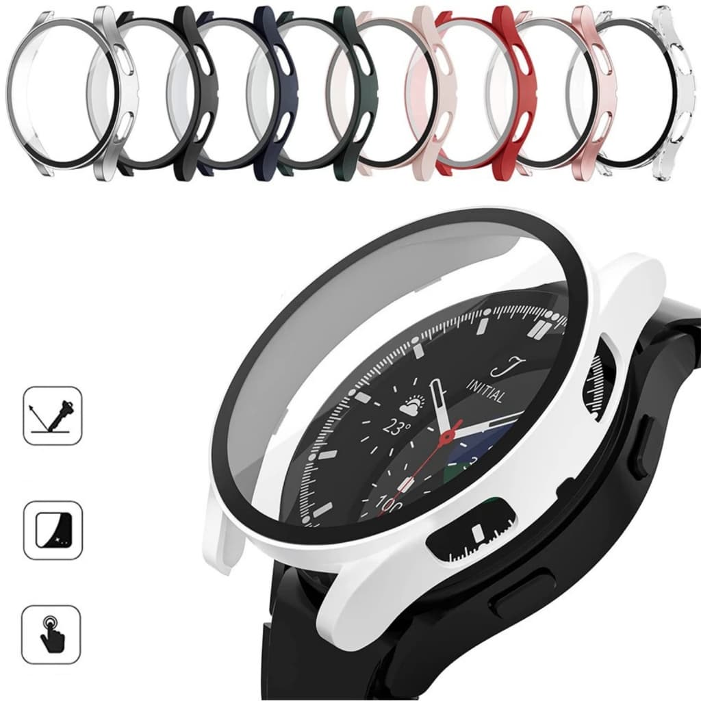 Case com Película para Galaxy Watch 6 5 4 Capa Capinha