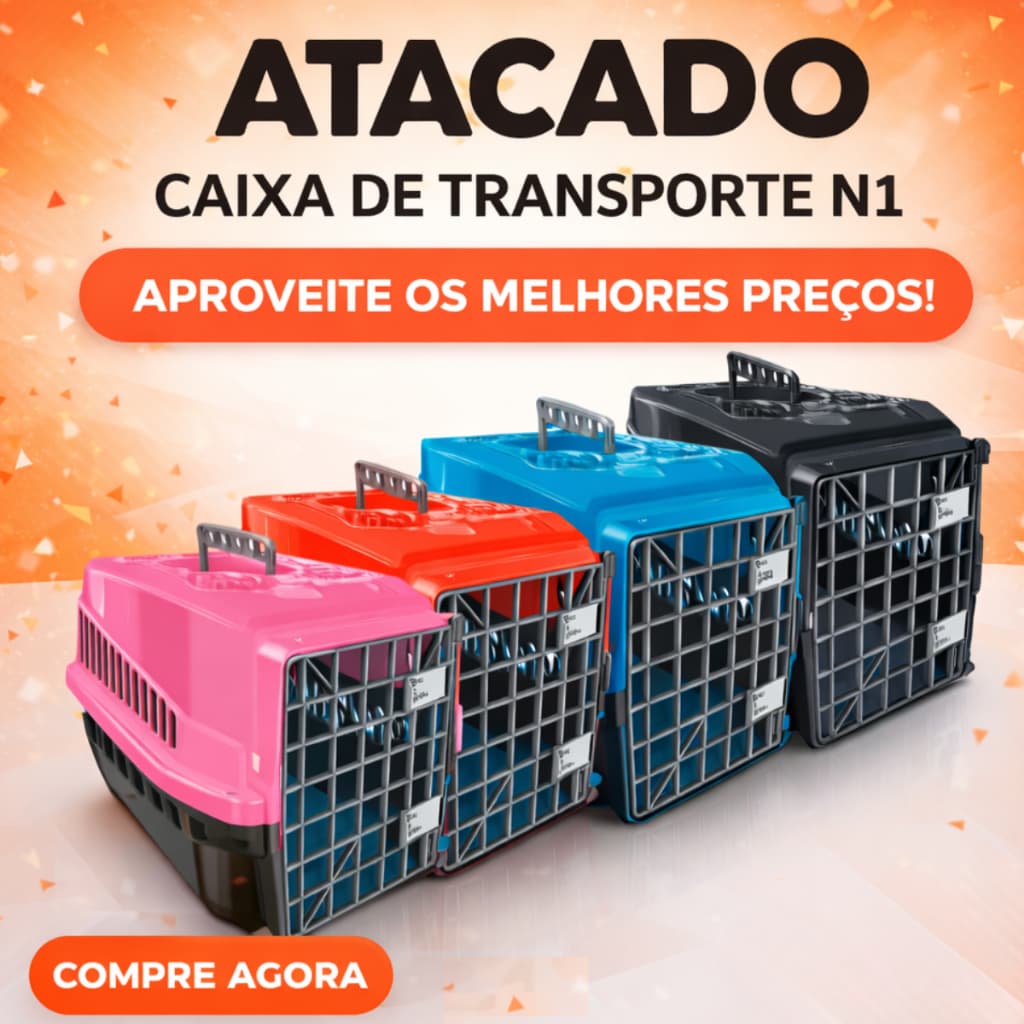 Atacado Caixa de Transporte Pet N1 | Cães, Gatos e Filhotes | Melhor Preço