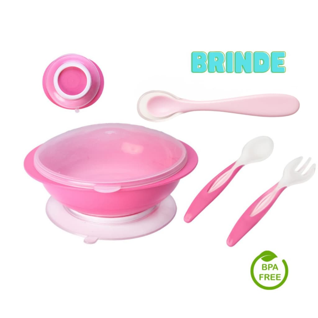 Prato para Bebê 6 Peças Kit Alimentação