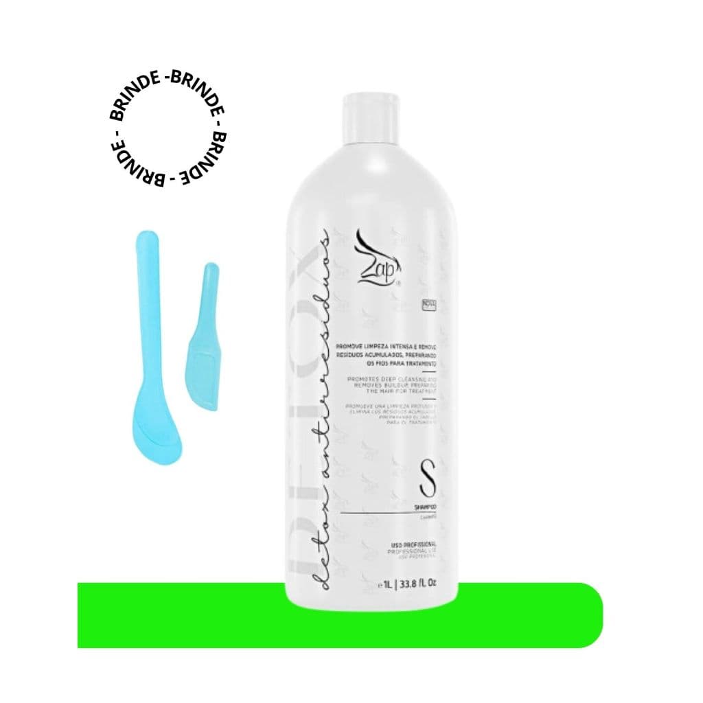 Shampoo Anti Resíduos Detox Zap Limpeza Intensa 1l