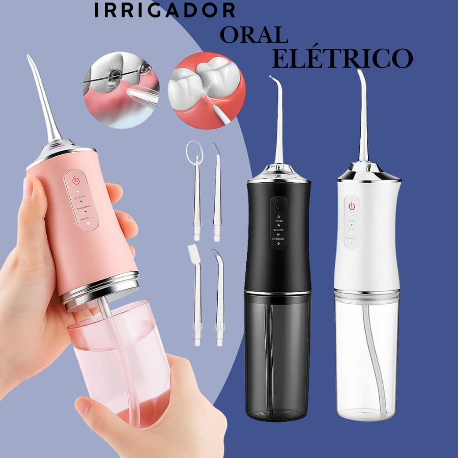 Irrigador Oral Elétrico Jato D'água Limpador Dental E Bucal