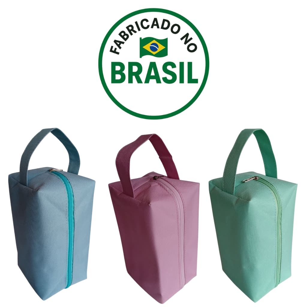 Necessaire Liso Para Uso ou Revenda Organizadora Cosmético Viagem Maquiagem