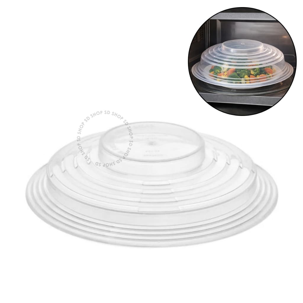 Tampa Protetora de Alimentos Micro-Ondas Plástico Livre de BPA 25,7cm