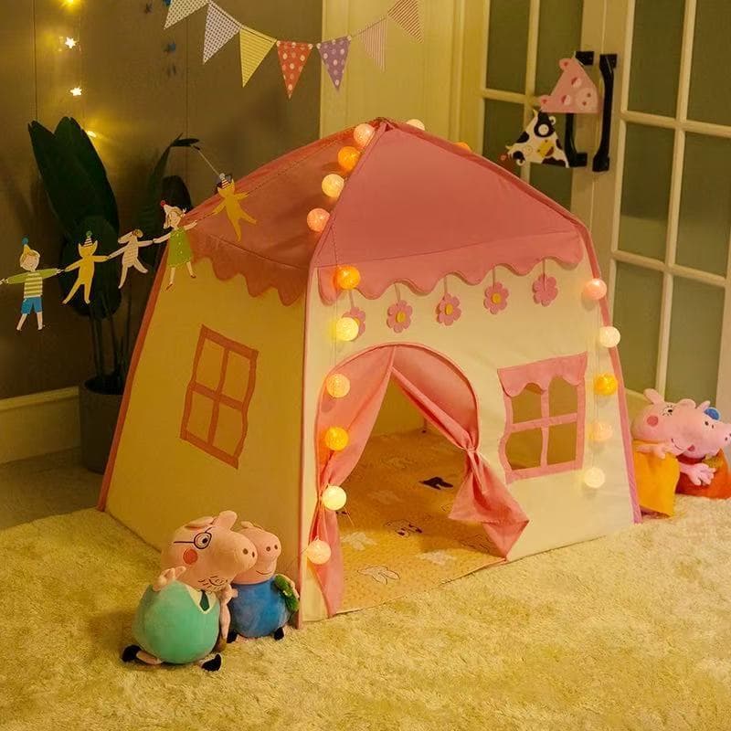 Barraca Infantil Rosa Flor Grande 1.3M Menina Princesa Presente Dia Dos Criança Menor Preço Promocao