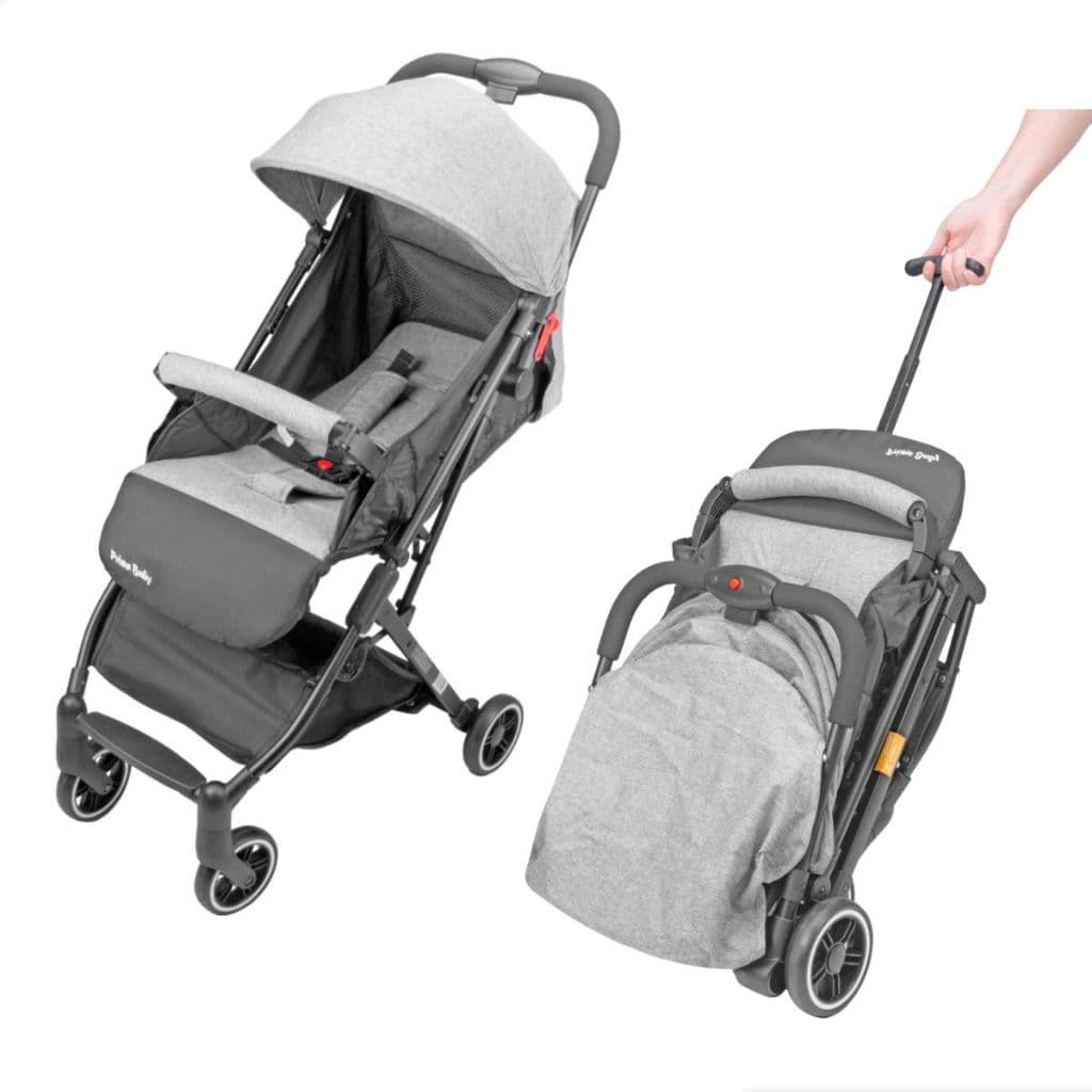 Carrinho de Bebê Dobrável Premium Bag até 22 Kg Resistente Montagem Fácil Ideal Viagens e Bagageiros