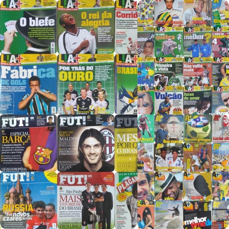 REVISTA: FUTEBOL - LANCE - Coleção [Venda Por Unidade ou Lote]
