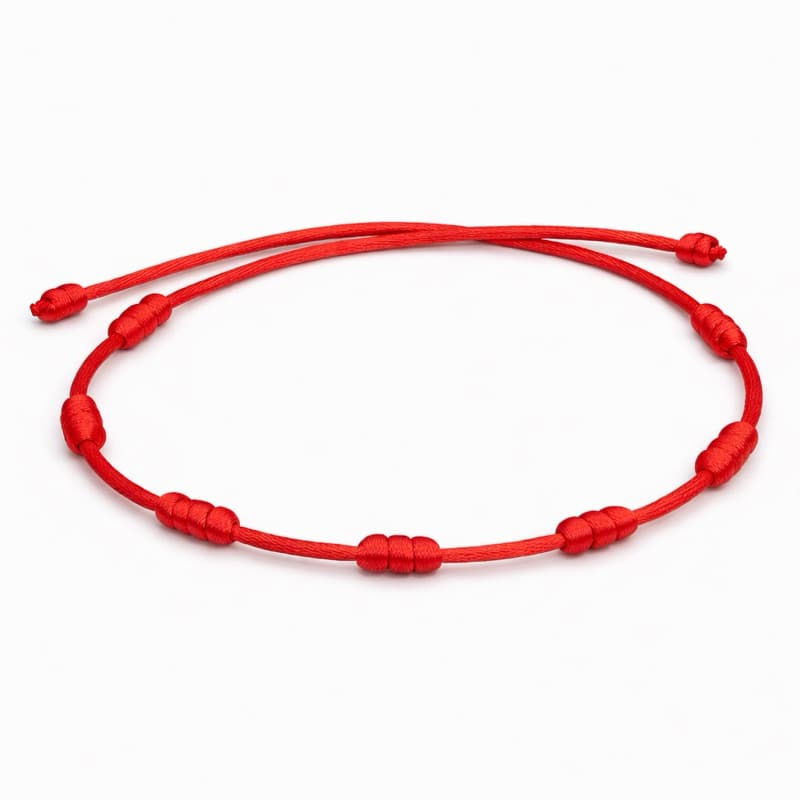 Pulseira 7 Nós Ajustável – Amuleto de Proteção Unissex