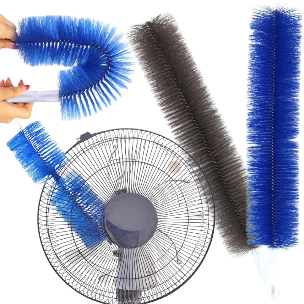 Escova Microfibra Flexível Ventilador  Removedor Poeira Multiuso Limpeza Janela Ar Condicionado
