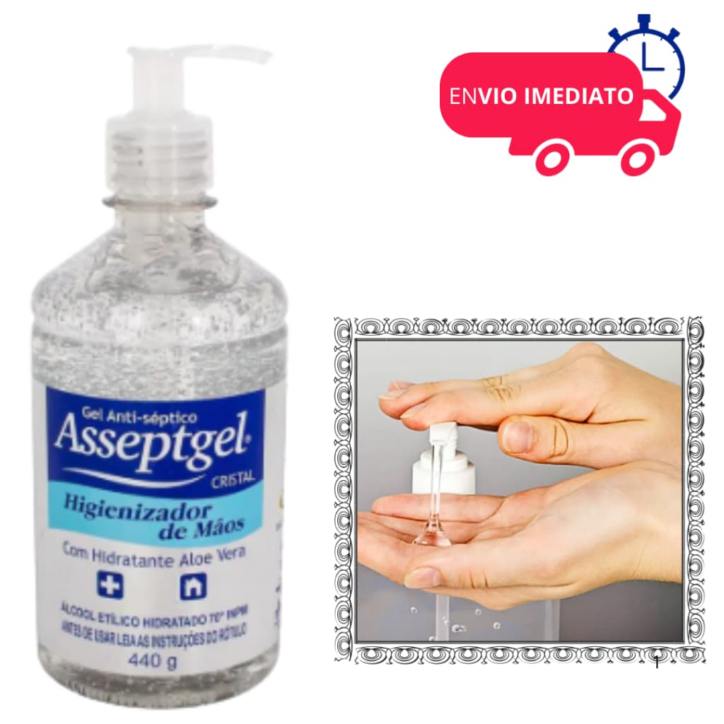 Higiênizador para mãos em gel antisséptico 420g