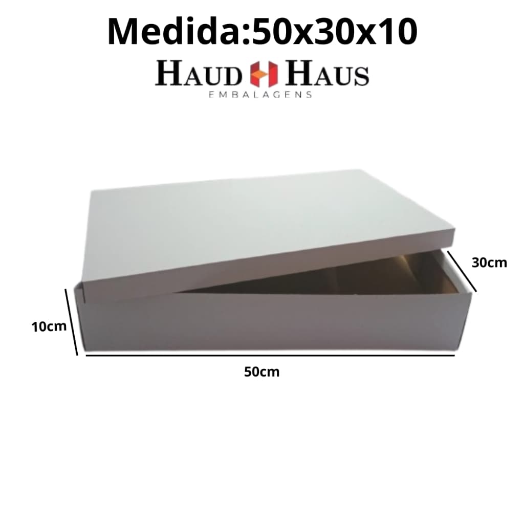 Kit 5 Caixas Grandes Para Roupas Sapato Bota 50x30x10