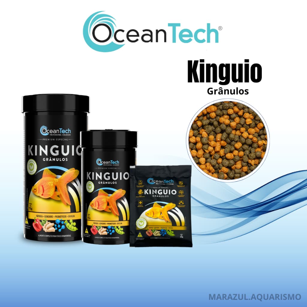 Ocean Tech Kinguio Granulos - Ração Premium especial para peixes