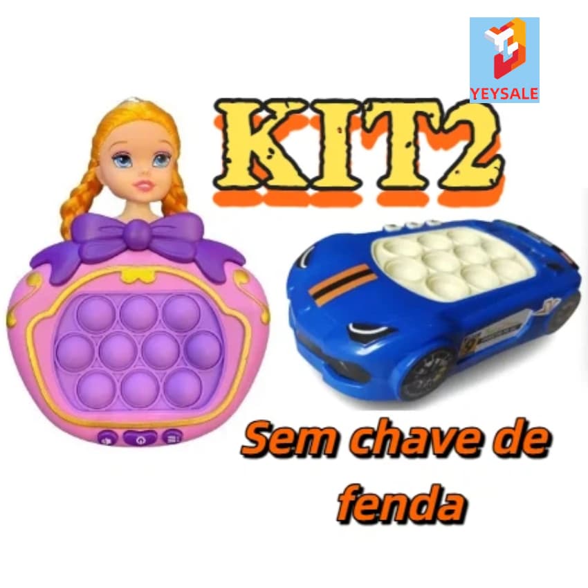 Pop It Eletrônico com Estalos Sensoriais para Relaxamento e Antistres