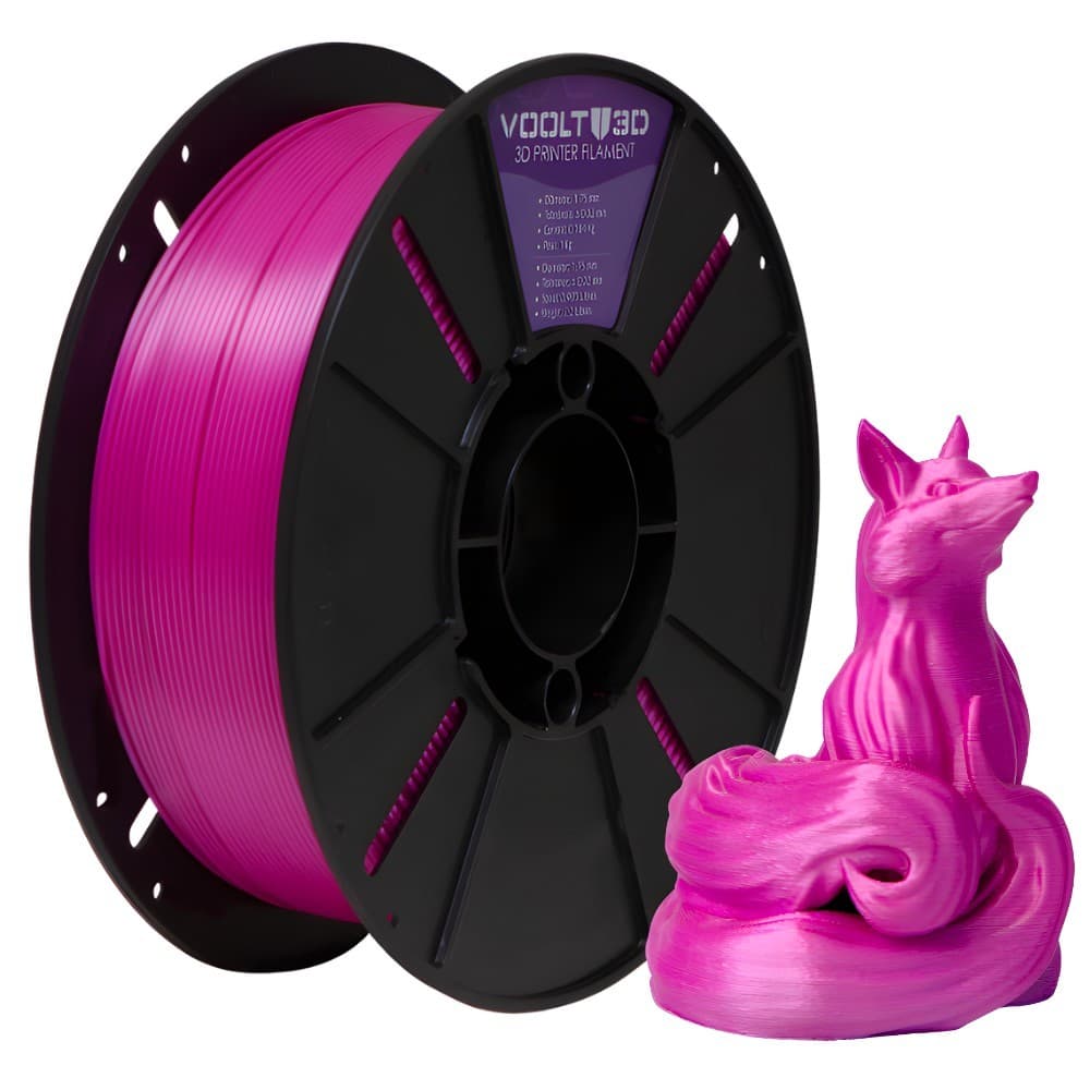 Filamento Impressão 3D Voolt Pla V-Silk Rosa 1kg