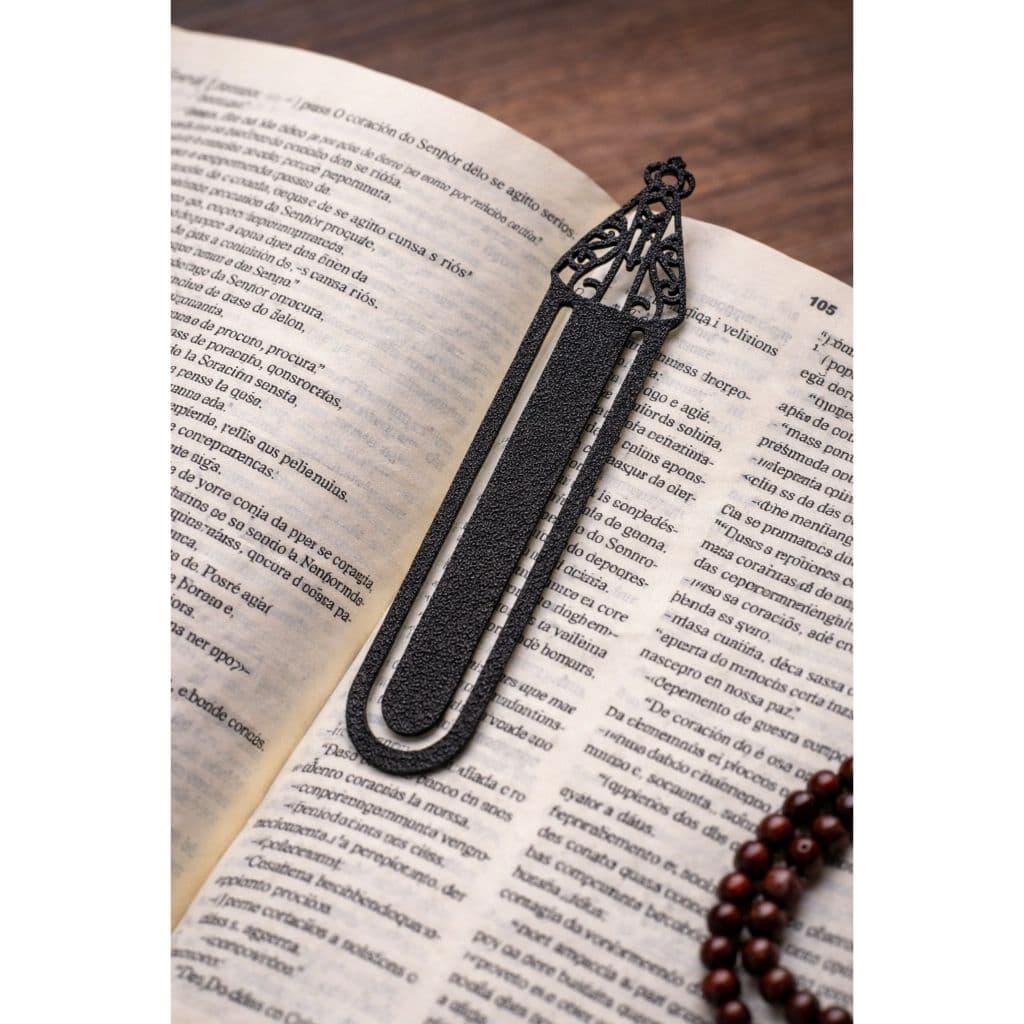 kit 2 Marcador de Pagina para Bíblia e Livro Nossa Senhora Aparecida_Oração_Religião_Leitura_Crisma