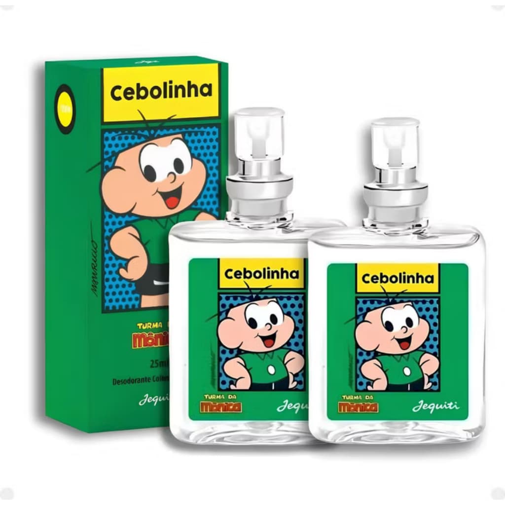 Kit C/ 2 Mini Colônias Cebolinha | Turma da Mônica Infantil