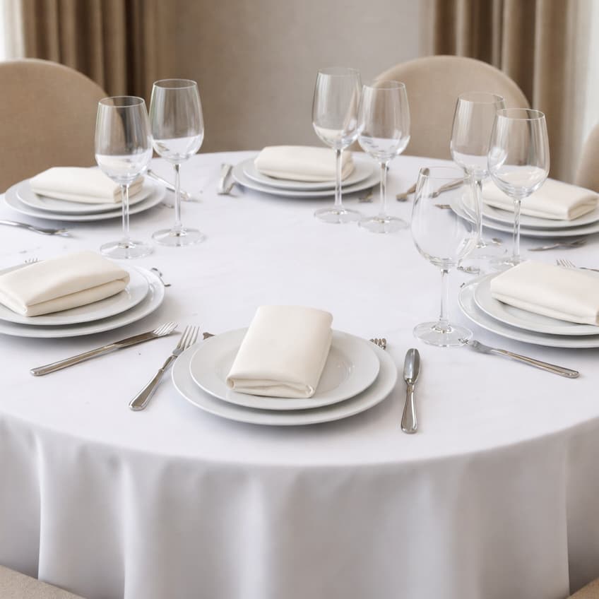 Kit 4 Guardanapo Tecido Pano Casamento 40x40cm Mesa Posta Buffet