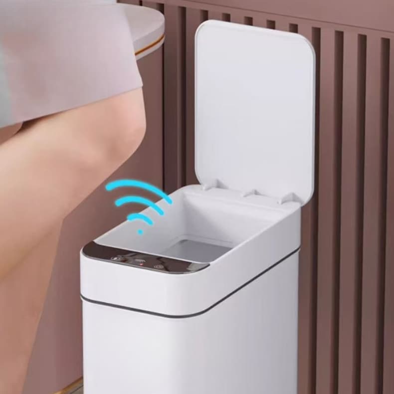 Lixeira Inteligente 13L Com Sensor Automático 3 Funções Banheiro Cozinha Escritório