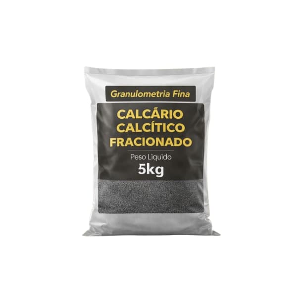 Calcário Calcítico Granulado 5kg - 1,5mm | Suplemento Mineral p/ Galinhas, Suínos e Equinos
