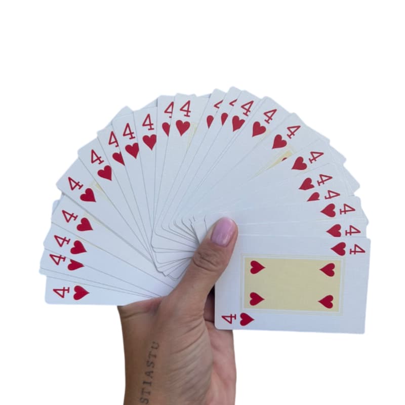 Baralho Mágico Rádio Todas as Cartas Ficam Iguais Truque de Cartas Mágica de Close-Up Ilusionismo