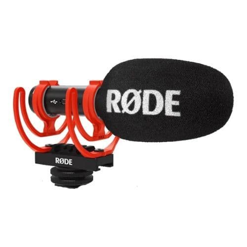 Microfone Rode Videomic Go Ii Microfone Direcional P/ Câmera Go 2 Ii Cor Preto