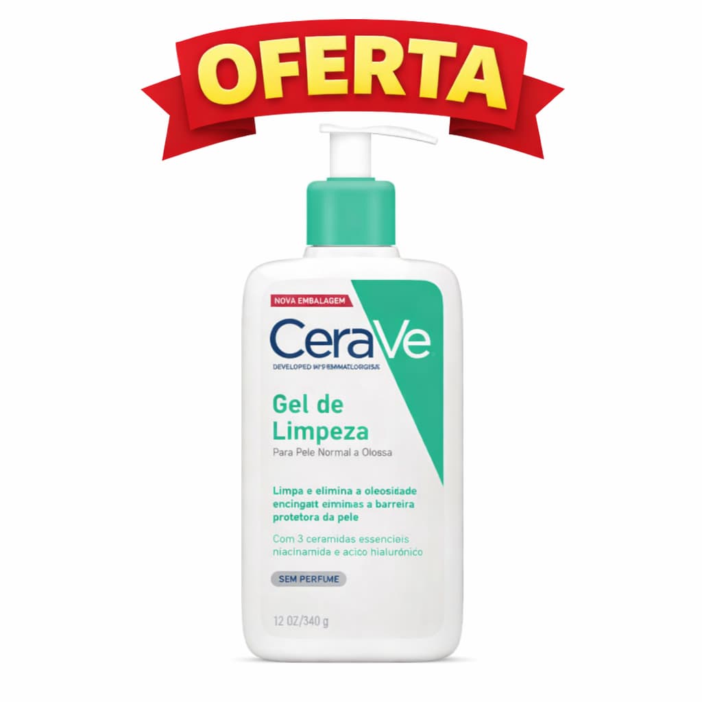 Cerave Gel de Limpeza com 340g