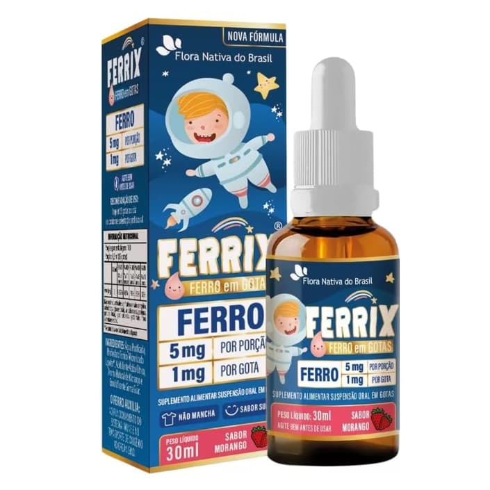 Ferrix 30ml Infantil Suplemento de Ferro - Flora Nativa