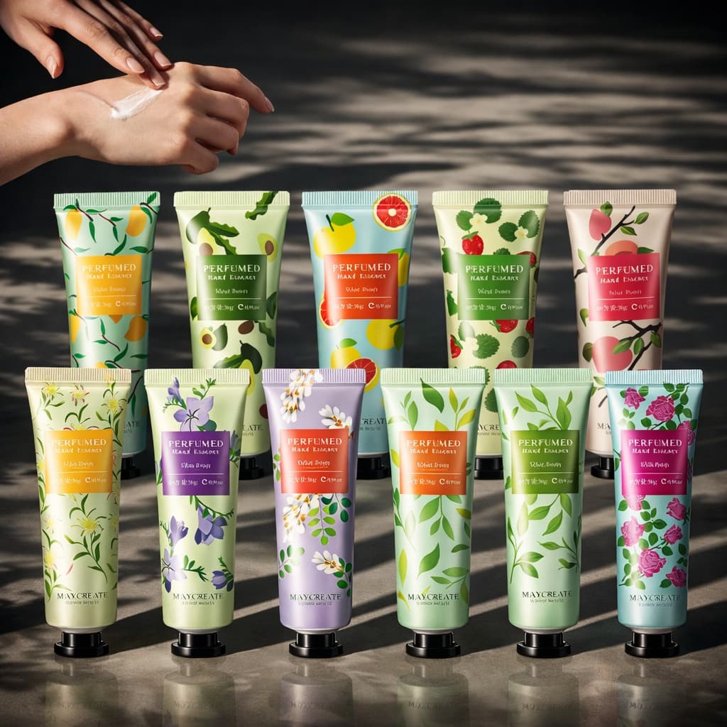 Kit 10 Cremes para Mãos Hidratante Mini Anti Ressecamento Nutritivo Reparação