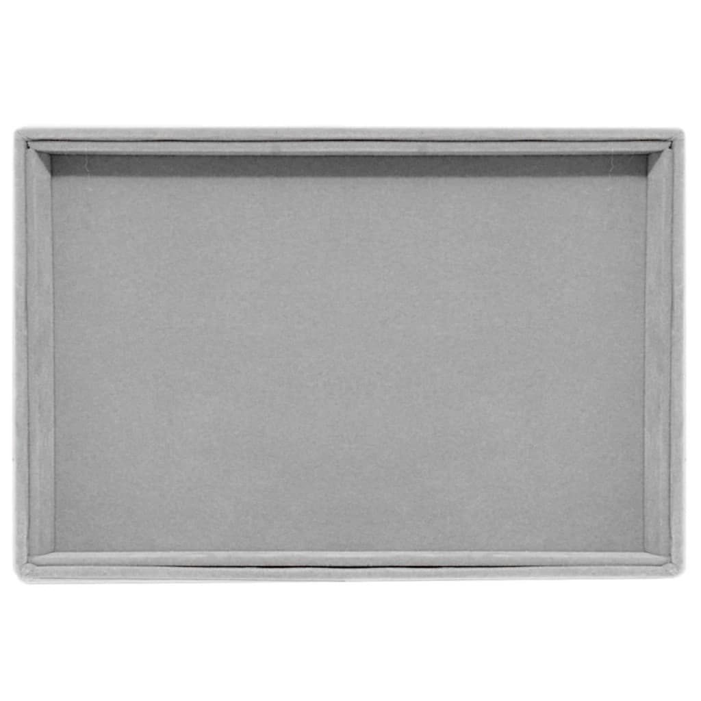 Bandeja Média 30 x 20 x 3 cm - Lisa Atendimento - Brincos - Correntes - Veludo Sem Capa