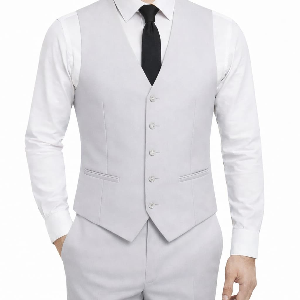 Colete Social Masculino Slim Fit Ajustável Alta Qualidade
