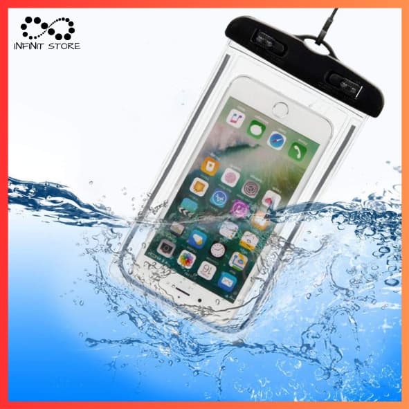 Bolsa Case Prova D'água Neon Impermeável Para Celular/Cartão Universal