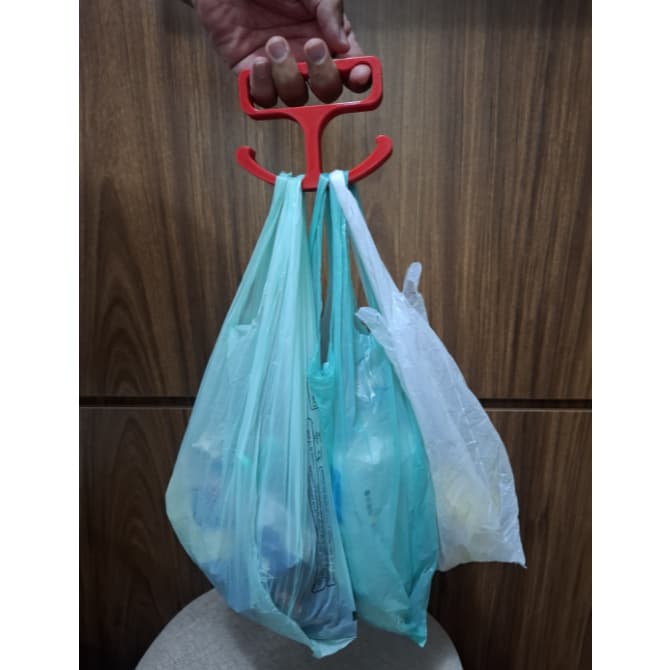 Porta Sacolas Ergonômico - Facilita suas compras!