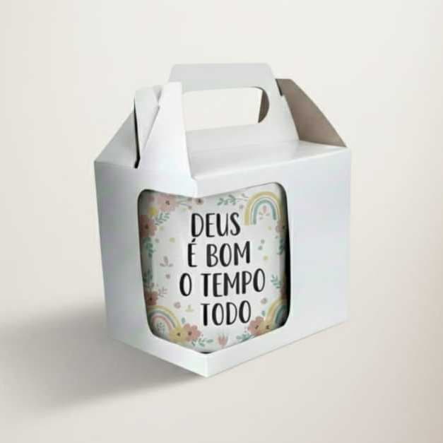 CAIXA EMBALAGEM VISOR PARA CANECAS CAIXINHAS
