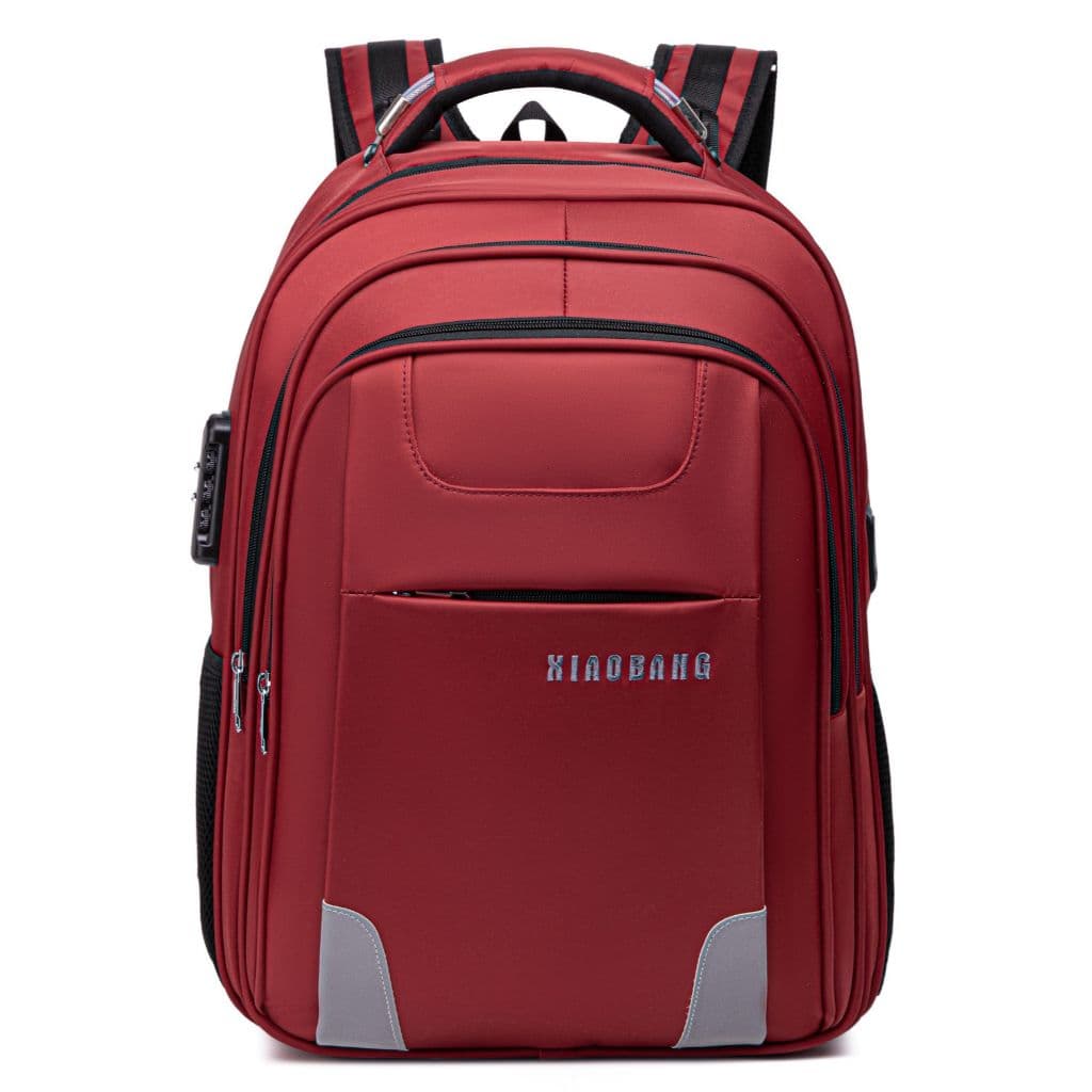 Mochila Moderna Cadeado Antifurto Usb/fone Impermeável Laptop Grande Reforçada