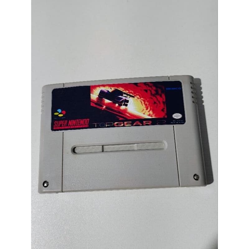 Cartucho original Reprogramado Super Famicon / Super Nintendo - Top Gear 2