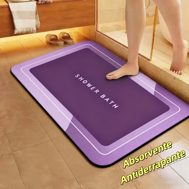 Tapetes impermeáveis ​​e antiderrapantes para banheiro, cozinha e quarto Tapetes absorventes de água e de secagem rápida